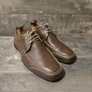 Sandro Moscoloni Brown Leather Lace Up Comfort & Soft Gel Men ● 9 D Sandro | Shoes | Sandro Moscoloni Brown Leather Lace Up  main image 2
